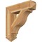 Ekena Millwork Funston Arts & Crafts Rough Sawn Bracket, Western Red Cedar, 6"W x 28"D x 28"H BKT06X28X28FST03RWR - alternate 1
